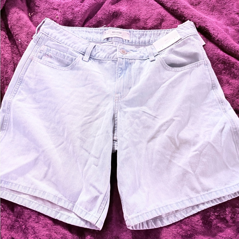 Hollister Lavender Jean Shorts - Picture 1 of 6